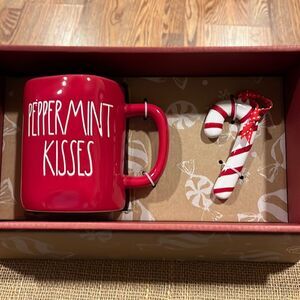 NIB Rae Dunn ornament and mug set